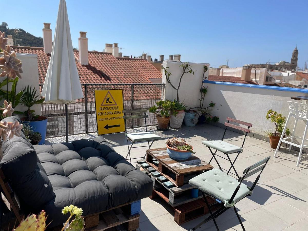 Charming Home With Private Terrace,Heart Of Málaga Exteriör bild