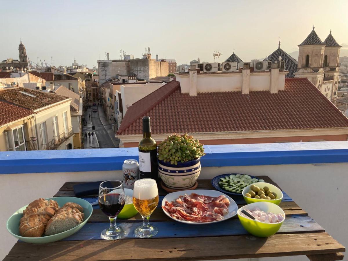 Charming Home With Private Terrace,Heart Of Málaga Exteriör bild