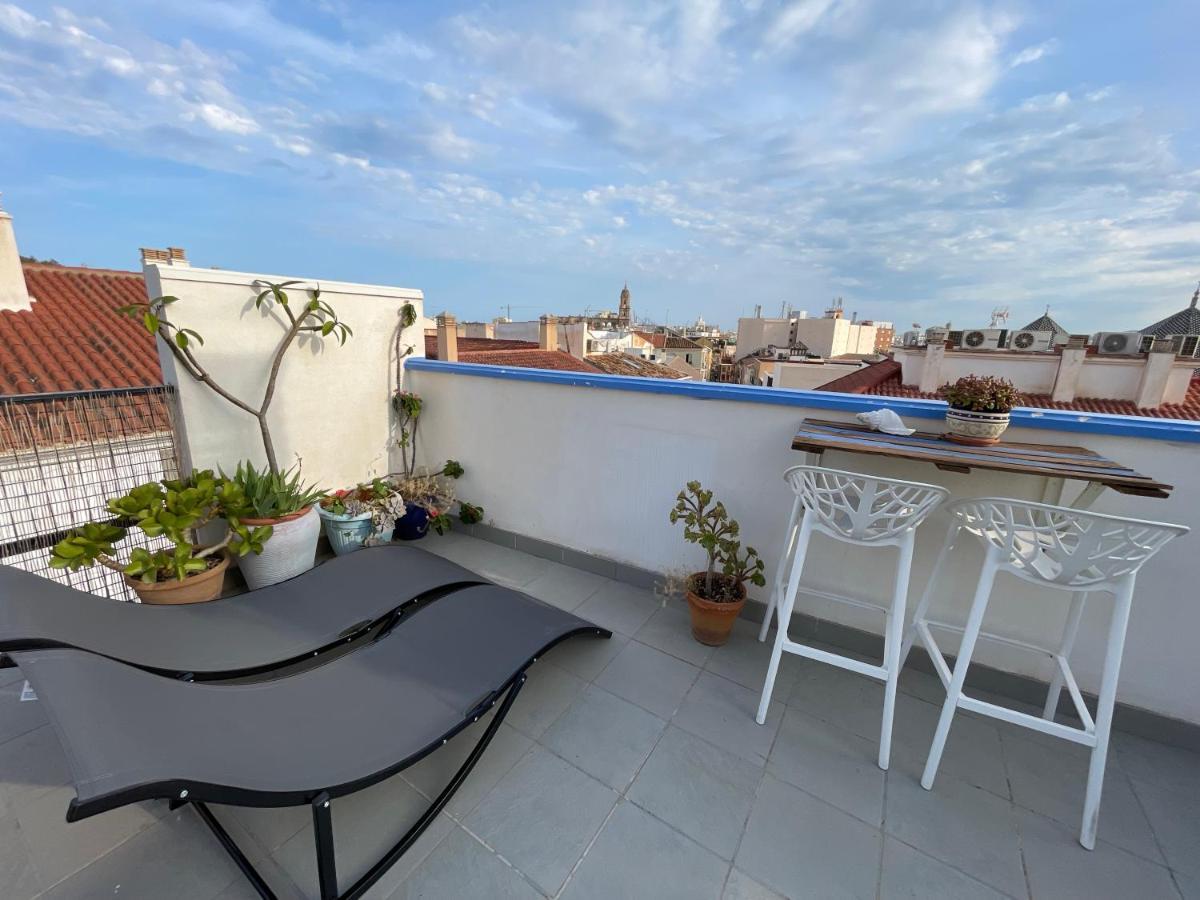 Charming Home With Private Terrace,Heart Of Málaga Exteriör bild
