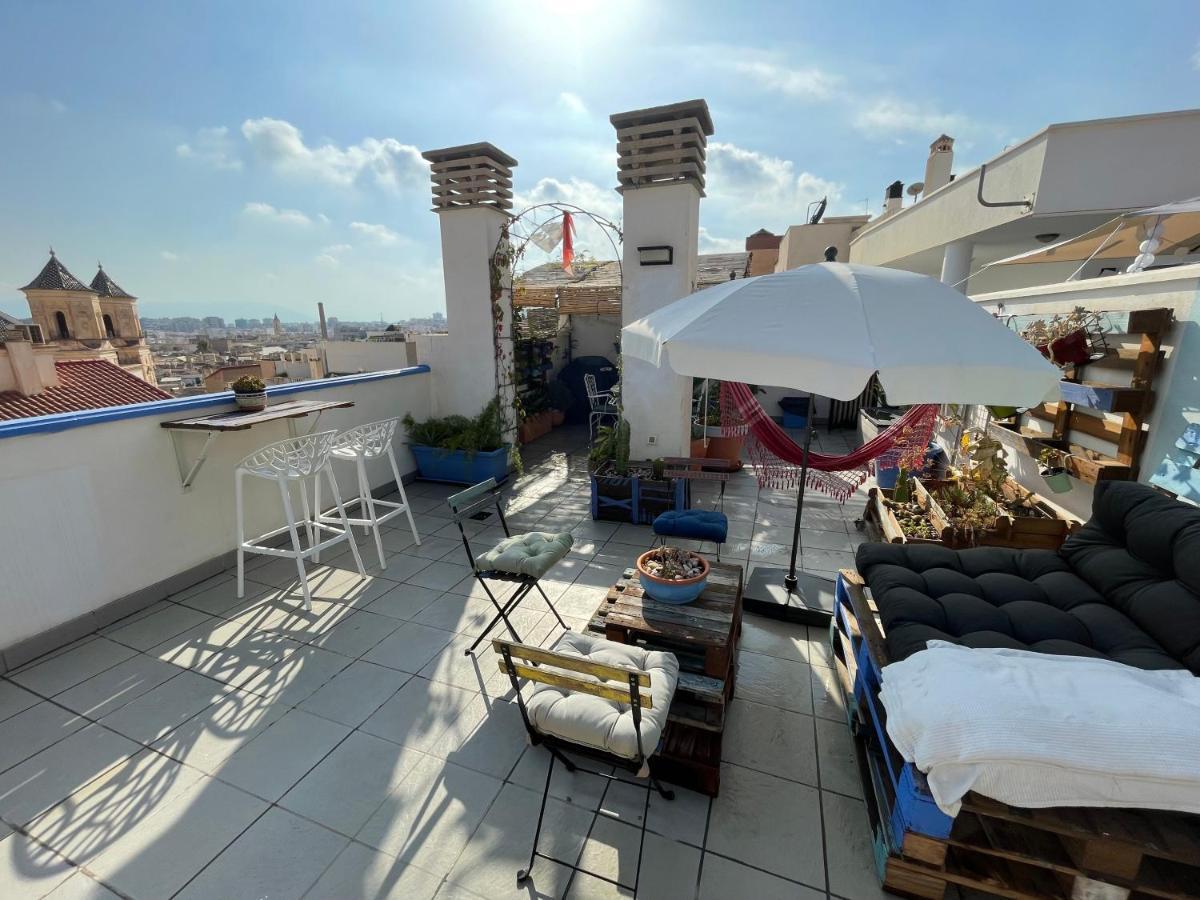 Charming Home With Private Terrace,Heart Of Málaga Exteriör bild